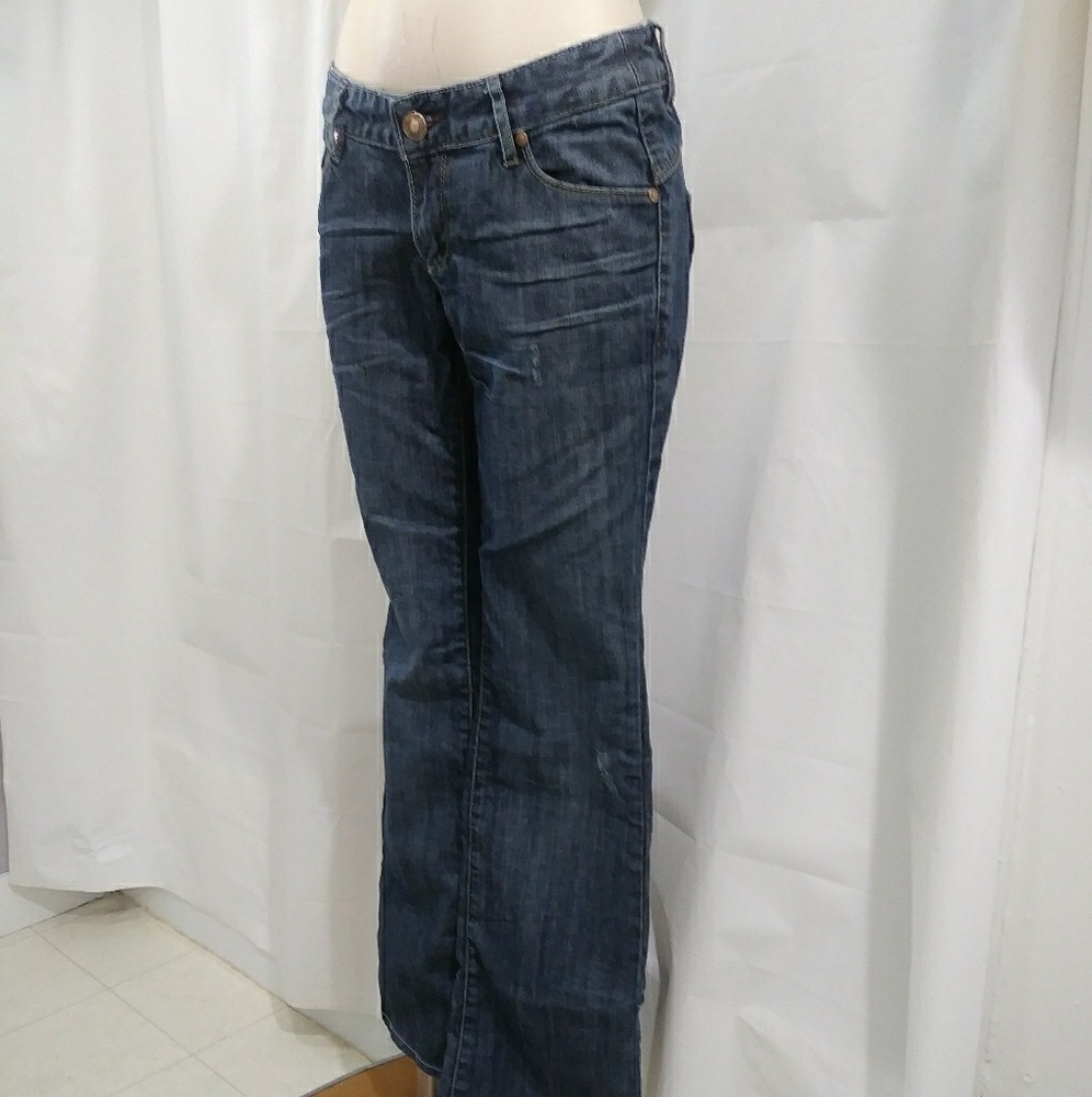 Mossimo Denim Jeans Boot Cut Dark Wash Size 1S